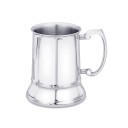 Elegantly designed double wall beer mug with a heavy handle, barware