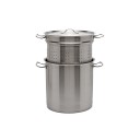 Pasta Steamer With Lid (Capsule bottom)