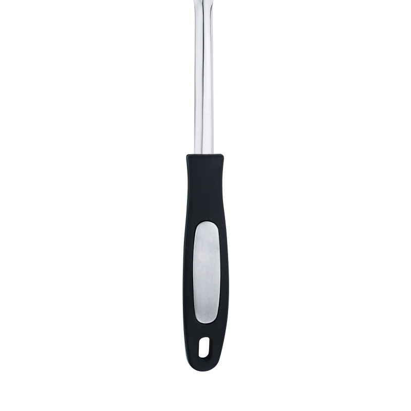 Stainless steel handle for a firm grip, Black Bakelite Handle Steel Insert