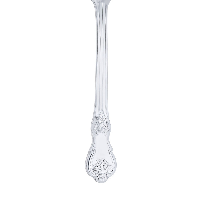Stainless steel serveware handle with an embossed design, Fiesta