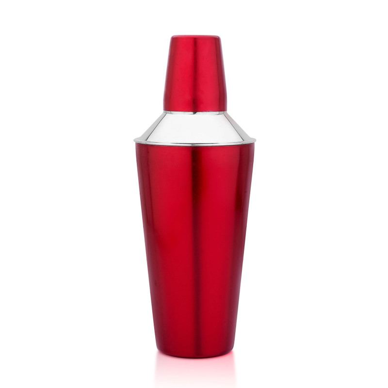 Attractive looking red colored cocktail shaker, barware