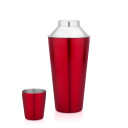 Stylish red colored cocktail shaker, barware